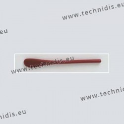 Cylindrical temple tips - burgundy