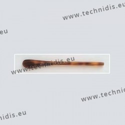 Cylindrical temple tips - light tortoiseshell colour