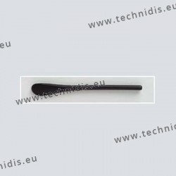 Cylindrical temple tips - black