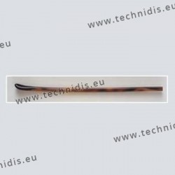 Long temple tips - symmetrical end - tortoiseshell colour - drilling diameter 1.45 mm