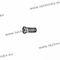 Screw for closing blocks and hinges 1.4 x 1.9 x 4.4 - white