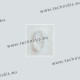 Solid screw on nose pads 12 mm - ultra thin - oval - 20 pairs
