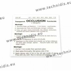 Occlusion foil inf. 0.1 - 1 piece