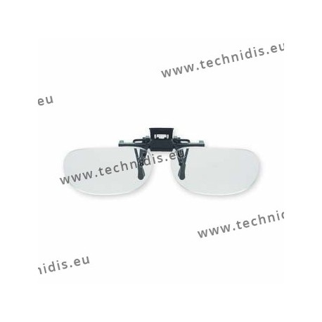 Spring flip up glasses - half frame model - AC lenses + 1.0