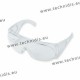 Protective goggles in crystal polycarbonate