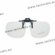 Spring flip up glasses for the protection of corrective lenses