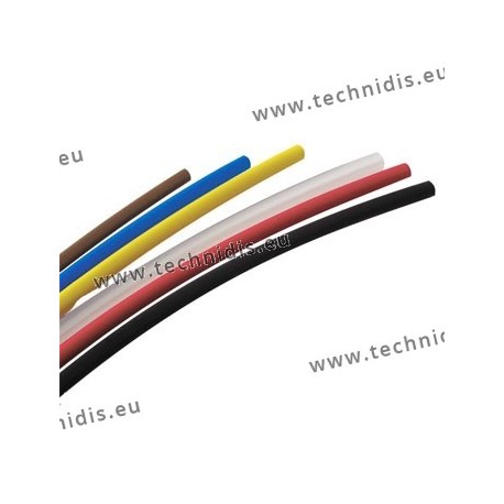 PVC heat shrink tubes - diameter 3.2 mm - black
