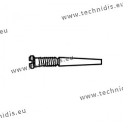 Stainless steel self-centering screw 1.2 x 2.0 x 4.0 - white