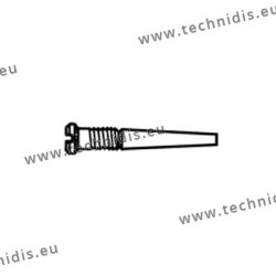 Stainless steel self-centering screw 1.4 x 2.0 x 3.5 - white
