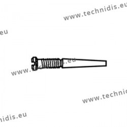 Stainless steel self-centering screw 1.4 x 2.0 x 4.0 - white