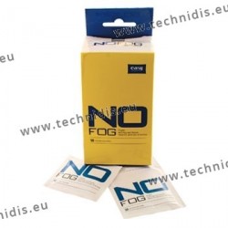 Anti-fog impregnated wipes