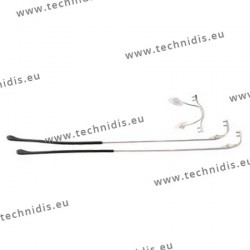 Rimless assembly, stainless steel - short points