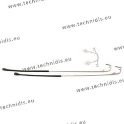 Rimless assembly, stainless steel - 1 long point