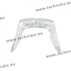 Screw-on saddle bridge in non allergenic silicone