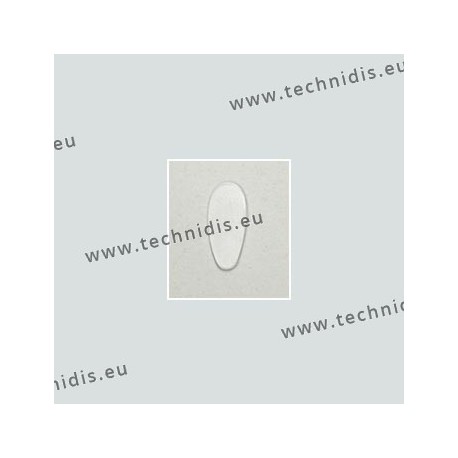 Stick-on nose pads 13 mm in silicone