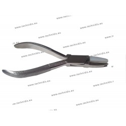 Adjusting plier for assembly of rimless lenses