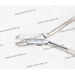 Large and short flat nose plier