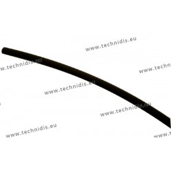 PVC heat shrink tubes - diameter 3.2 mm - black