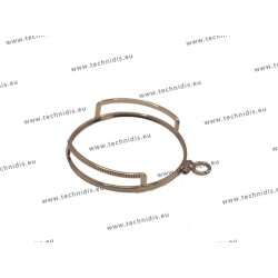 Monocle with fixation support - gold plated