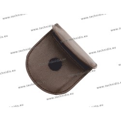 Case for monocle with support - brown
