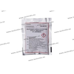 Anti-UV treatment in powder