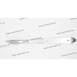 Metal scalpel